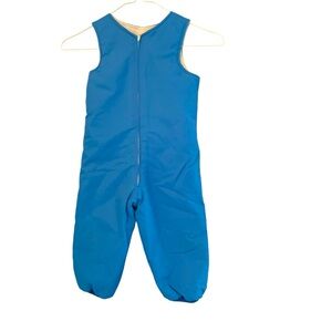 Child Blue Snow Bib Unisex Size 2